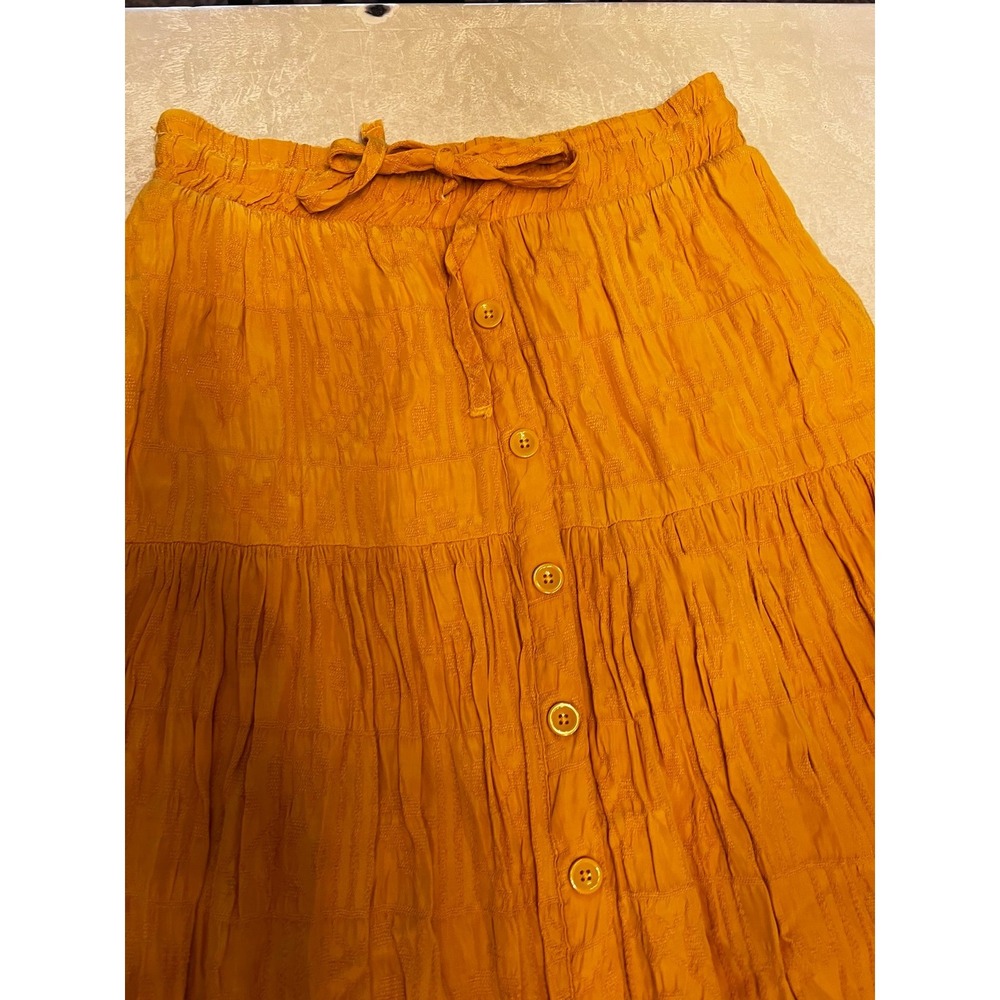 Anthropologie Maeve Carnacion Textured Maxi Skirt size small - Picture 5 of 12